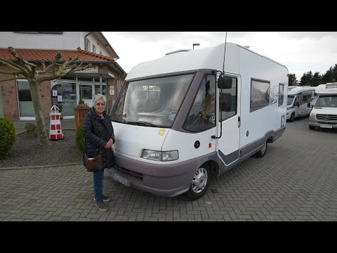 RV GREAT-GRANDMA FRANZI (86) DROVE 400,000km on FULL INTEGRATED BÜRSTNER.