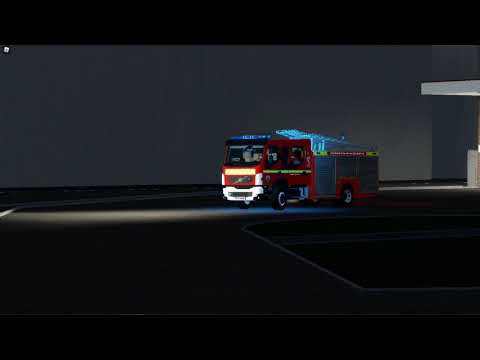 [TWO-TONES] Greater Manchester Fire and Rescue Service ROBLOX | Stalybridge's Pump turnout.