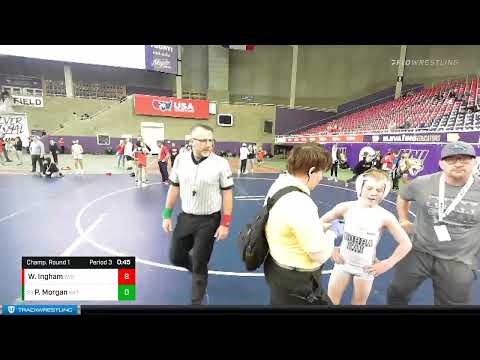 87 Lbs Champ. Round 1 - Perry Morgan, Kobra Kai Training Vs Westin Ingham, Wisconsin F798