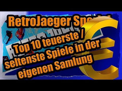 Top 10 der seltensten / teuersten Spiele die ich besitze
