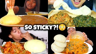 Download lagu What’s So Special About FUFU? 👀🍲 | Nigerian Soup & FUFU MUKBANG 🇳🇬🤯 | Sticky, Soft & Delicious ASMR mp3