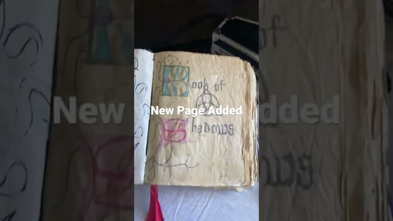 Book Of Shadows | #bookofshadows #shorts