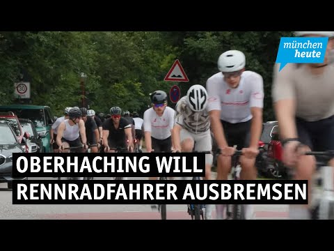 Oberhaching will Rennradfahrer ausbremsen