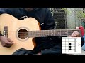 Amar Dehokhan Original Chords Guitar Lesson || Easy Open Chords || Odd Signature