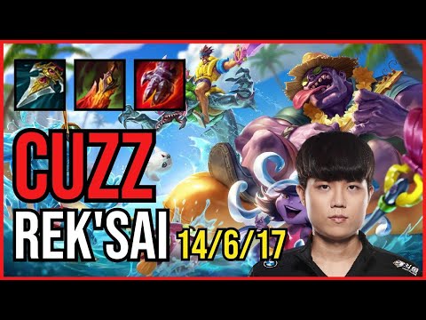 CUZZ - REK'SAI vs. HECARIM Jungle | KR CHALLENGER | PATCH 10.25