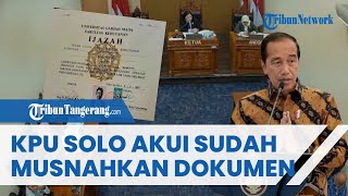 Momen Hakim Cecar KPU Solo seusai Ngaku Musnahkan Arsip Pencalonan Jokowi Maju Walkot Selang 1 Tahun