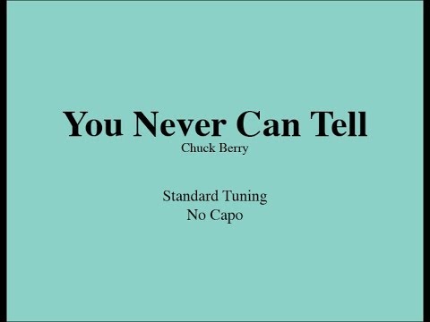 You Never Can Tell - Easy Guitar (Chords and Lyrics)