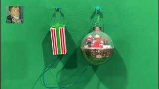 Enesco 1987 “Over The Roof Tops” Animated Musical Christmas Ornament - 3 Songs