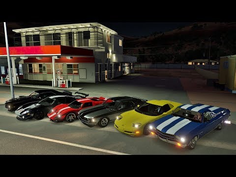 ESSE RACHA FOI SINISTRO - FORD VS CHEVROLET - FORZA HORIZON 3 ONLINE