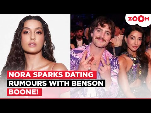 Nora Fatehi sparks DATING rumours with Benson Boone as they attend AMAS 2025 together!