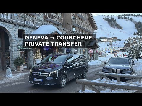 Видео индивидуального трансфера из аэропорта Женевы в Куршевель