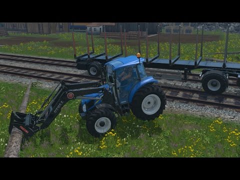 Farm Simulator 15: Day 4: Forestry with dodgy equipment aint easy :)