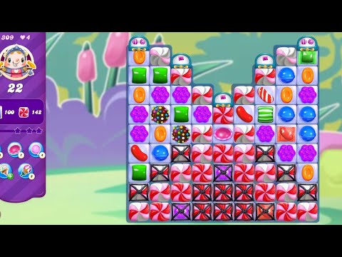 Level 309 Candy Crush Saga | Candy Crush Saga Android gameplay | How to Play Candy Crush Saga