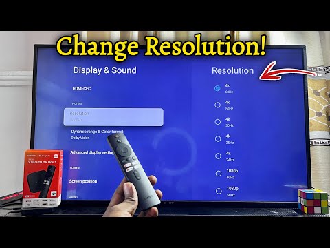 Xiaomi TV Box: How to Change Screen Resolution