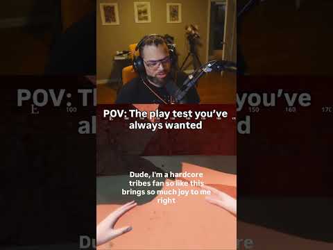 Watching my friend react to my game