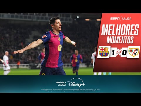 Gols e lances de Barcelona x Rayo Vallecano