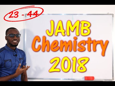 JAMB CBT Chemistry 2018 Past Questions 23 - 44