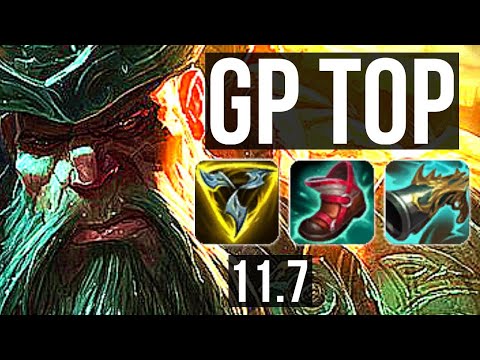 GANGPLANK vs MALZAHAR (TOP) | 3.8M mastery, 1400+ games, 7/3/11, Dominating | EUW Diamond | v11.7