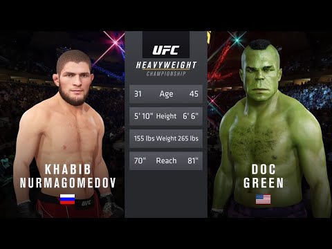 Doc Green vs. Khabib - EA Sports UFC 4 - Eagle Fights