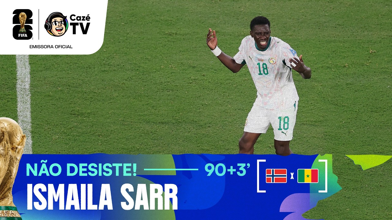 TEM JOGO! SARR FAZ MAIS UM GOL E SENEGAL TÁ VIVO NA PARTIDA! O FINAL PROMETE!