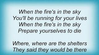 Saxon - Fire In The Sky Lyrics