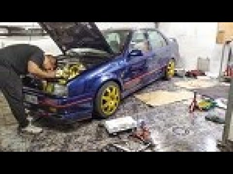 Todo listo para arrancar *Renault 19 16v* *10 horas intensas*