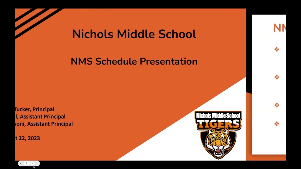 NMS: New Schedule Presentation 2023