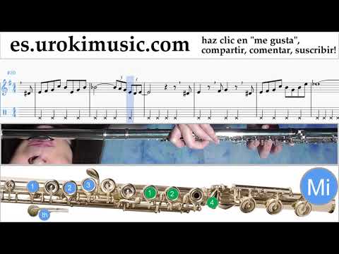 Como Tocar Flauta The Pink Panther - Theme Song Tablatura Parte#2 um-i927