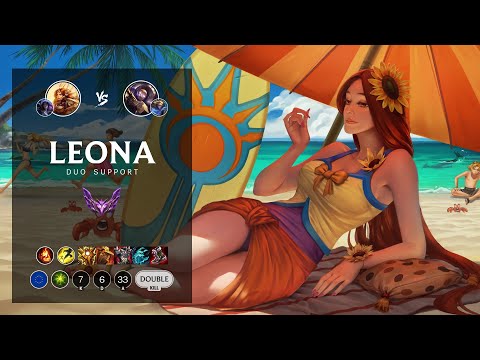 Leona Support vs Blitzcrank - EUW Master Patch 12.9