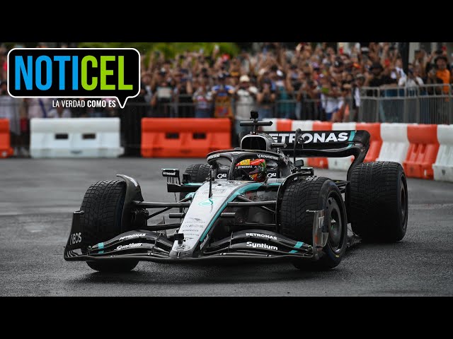 Histórica demostración de Formula 1 en el Puente Dos Hermanos