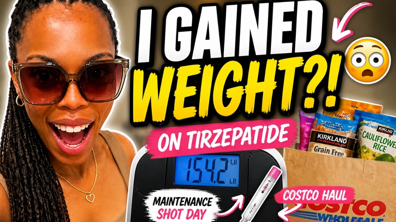 Gained Weight on Tirzepatide After Vacation 😳 Tirzepatide Maintenance Shot Day + Costco Haul