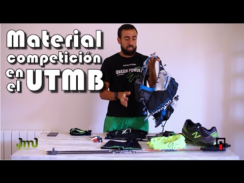 Material de competición para UTMB – Ultra Trail del Mont Blanc por Juan Maria Jimenez ✌.