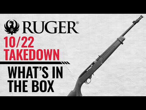 Ruger 10/22 Takedown 22LR Rifle with Flash Suppressor | What's in the Box