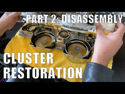1967 68 Ford Mustang gauge restoration (Part 2: Cluster disassembly take apart coupe or fastback)