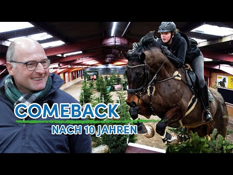 Vielseitigkeitspferd nach 10 Jahren zum 1. Mal wieder im Parcours mit 13 jähriger Reiterin