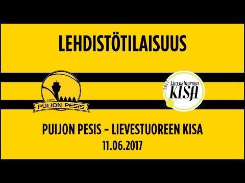 11.06.2017 Lehdistötilaisuus Puijon Pesis - Lievestuoreen Kisa