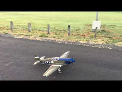 Fms MUSTANG P-51B 1450mm Pnp 6ch RC Airplane flight !