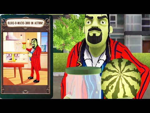 Scary Stranger 3D 5.22 New Update Olive-o-matic- 3000 in action