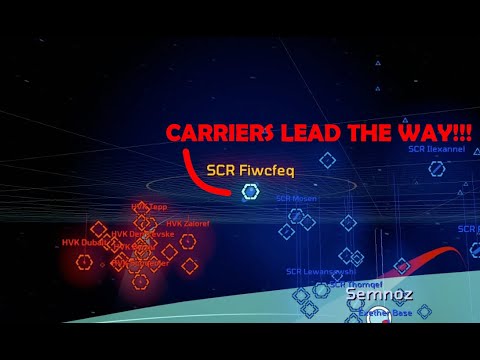 Defending a HOT Carrier Warp then BLOWING UP a station - INFINITY BATTLESCAPE (no commentary)