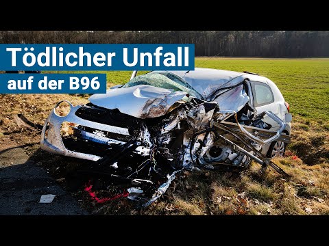 Tödlicher Unfall auf B96 bei Caminau