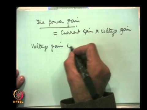 Mod-03 Small Signal Amplifiers Analysis Using H - Parameters