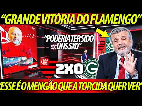 FLAMENGO 2 X 0 GOIÁS | "ESSE É O FLAMENGO QUE A TORCIDA QUER VER EM CAMPO ! GRANDE VITÓRIA DO MENGÃO