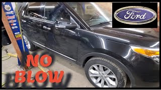 Ford Explorer Blower Motor Diagnose and Replace
