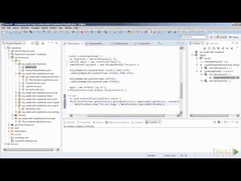 Building a Rich Internet Application with Vaadin Tutorial Logging In | packtpub com