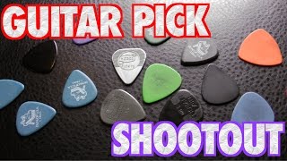 Video thumbnail for Guitar Pick Shootout: Thickness by Sean Daniel