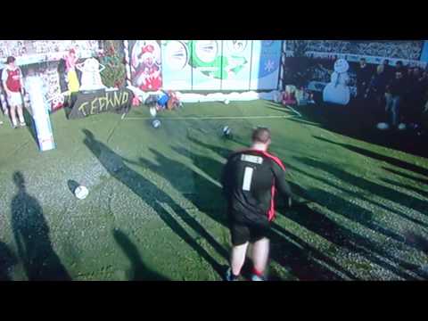 Smashing the balls on Soccer Am