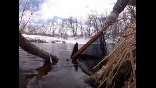 preview picture of video 'First Winter Flyfishing'