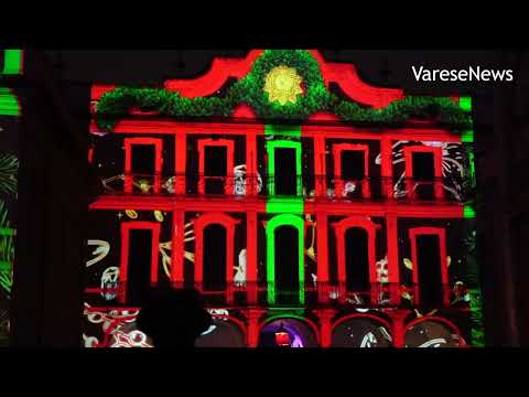 La meraviglia delle luci di Natale ai Giardini Estensi di Varese
