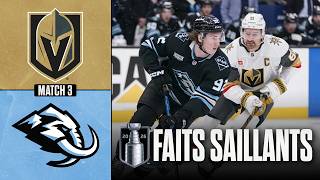 Golden Knights vs Mammoth, match no 3 | 24/04/26 | Faits saillants