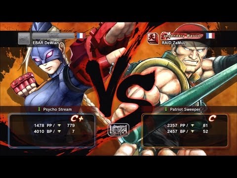 EBAR DeWian [Decapre] vs RAID ZaMuL [Rolento] USF4
